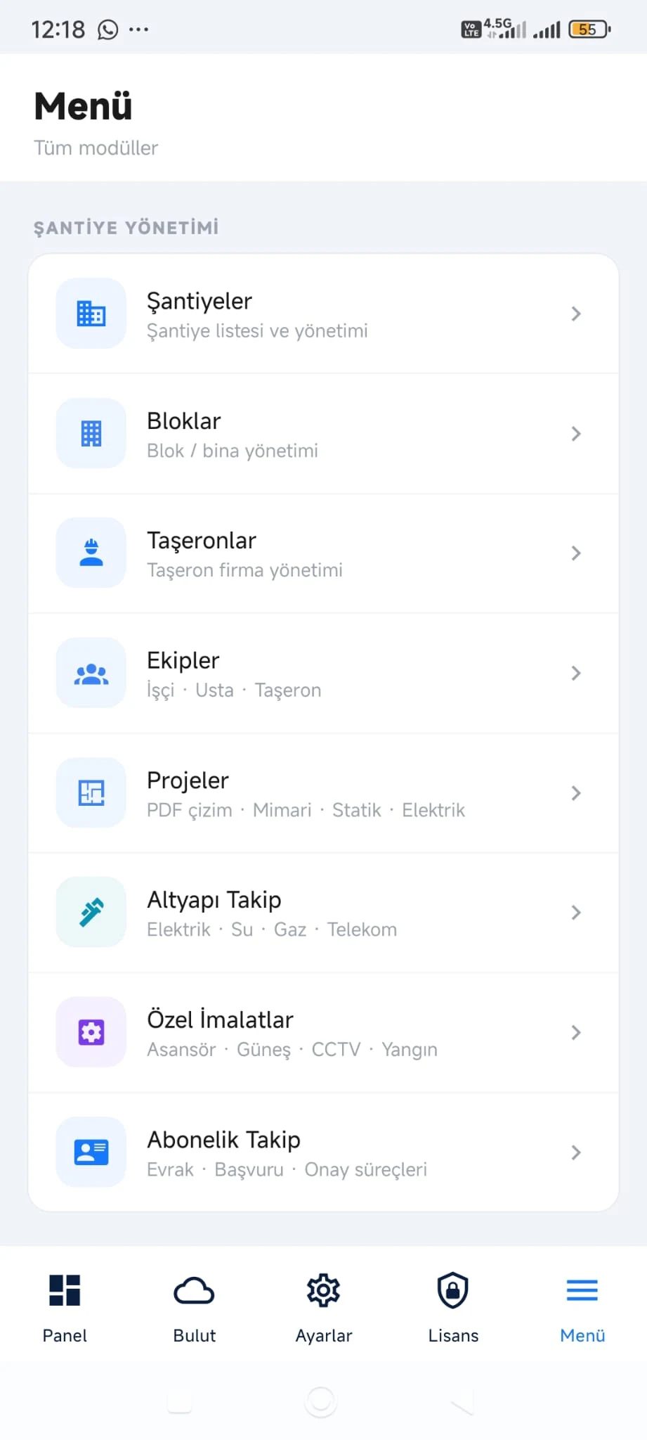 Şantiye Pro screenshot